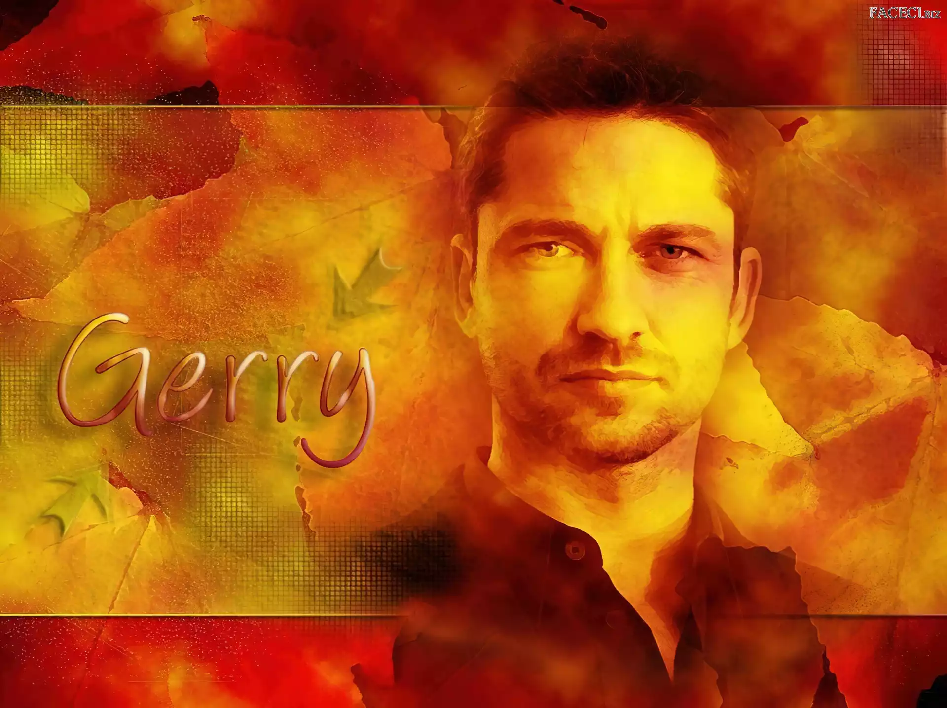 czarna koszula, Gerard Butler