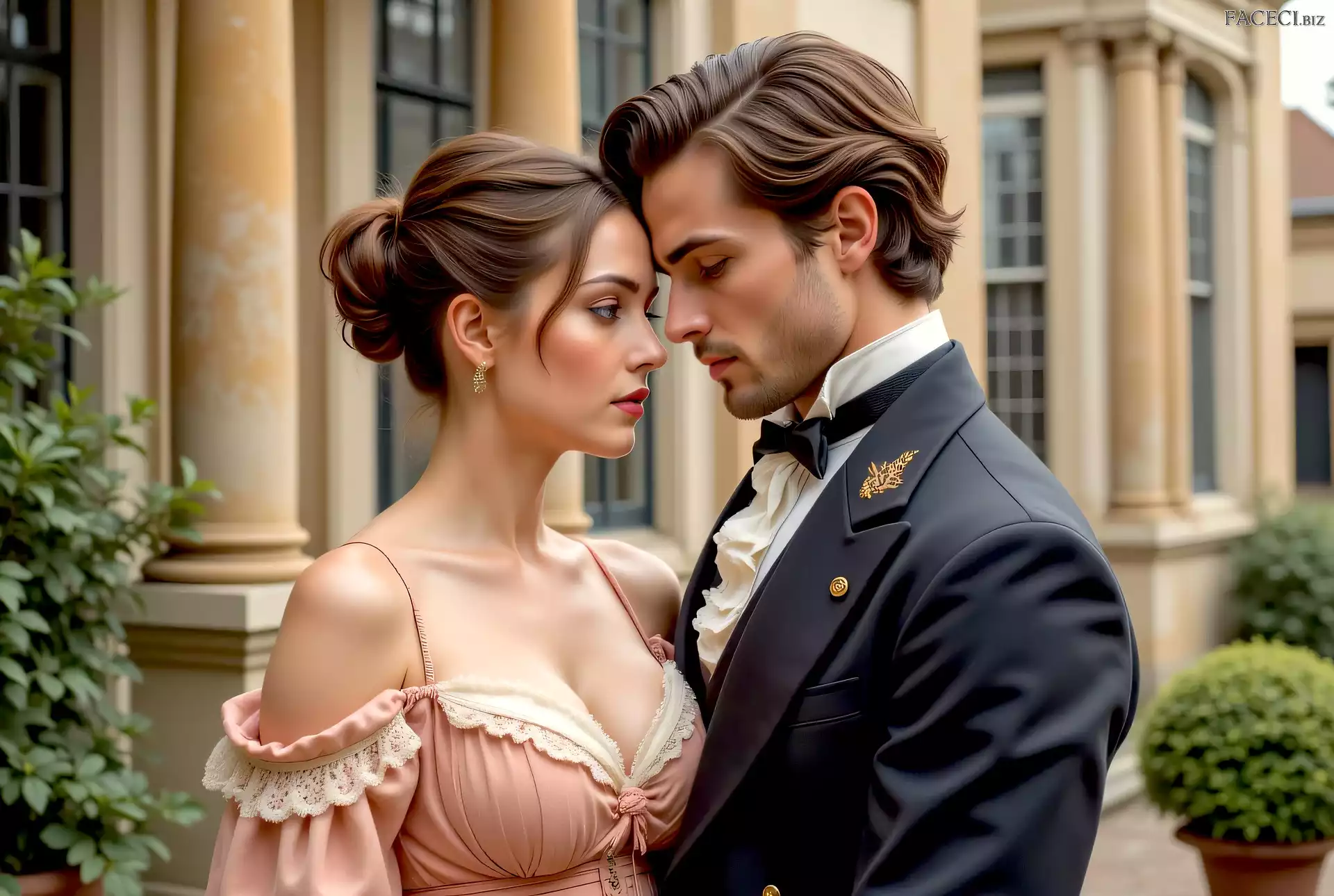 Kobieta, Mężczyzna, Dom, Para